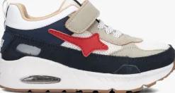 blauwe shoesme lage sneakers ao24s001