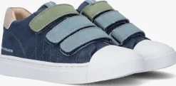 blauwe shoesme lage sneakers sh23s015