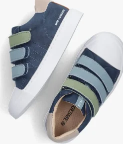 blauwe shoesme lage sneakers sh23s015