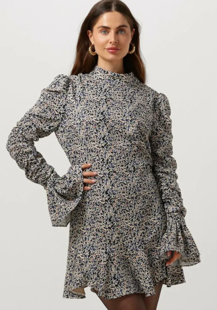 blauwe silvian heach mini jurk vestito corto/dress 1