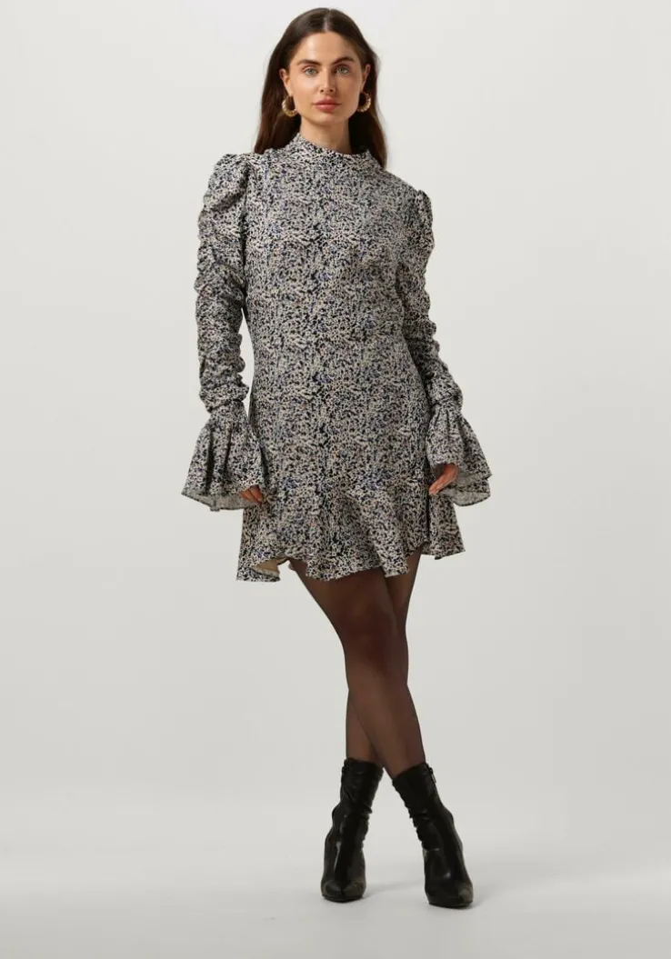 blauwe silvian heach mini jurk vestito corto/dress 1