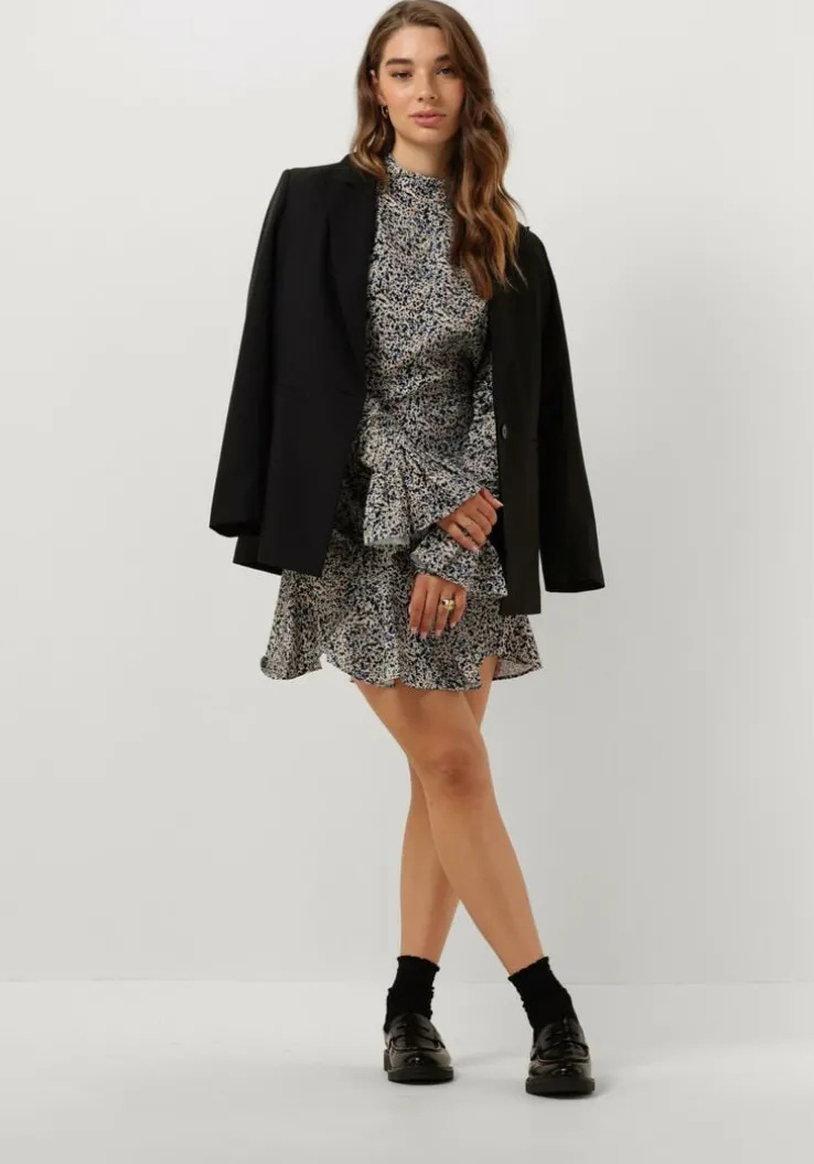 blauwe silvian heach mini jurk vestito corto/dress 1