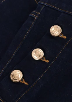 blauwe silvian heach wijde broek gpa24304je