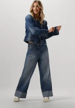 blauwe soeurs de provence wide jeans jule pant