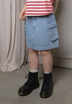 blauwe sofie schnoor minirok g241254