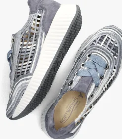 blauwe softwaves lage sneakers ariana