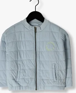 blauwe sproet & sprout jack quilted boys jacket