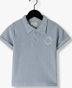 blauwe sproet & sprout polo terry polo sproet