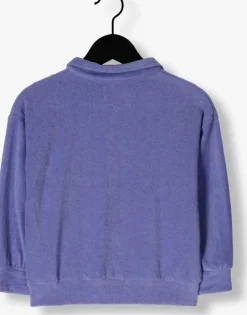 blauwe sproet & sprout sweater polo sweatshirt