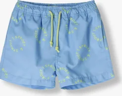 blauwe sproet & sprout zwembroeken swim shorts sproet print
