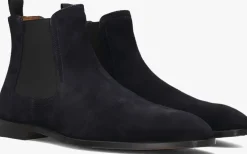 blauwe stefano lauran chelsea boots sl124h500