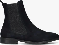 blauwe stefano lauran enkellaarsjes s3283