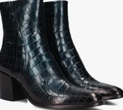 blauwe stefano lauran enkellaarsjes 595-08