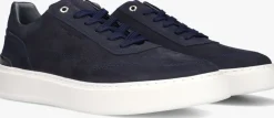 blauwe stefano lauran lage sneakers star 001