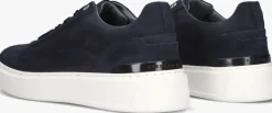 blauwe stefano lauran lage sneakers star 001