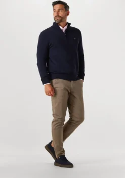 blauwe stefano lauran lage sneakers star 008