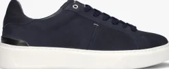 blauwe stefano lauran lage sneakers star 006