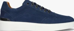 blauwe stefano lauran lage sneakers lj2502
