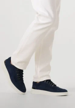 blauwe stefano lauran lage sneakers lj2502