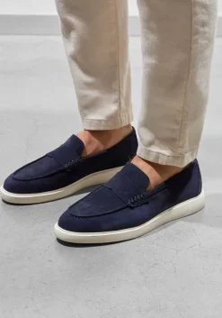 blauwe stefano lauran loafers 7183