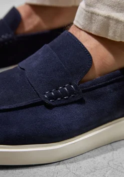 blauwe stefano lauran loafers 7183