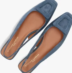 blauwe stefano lauran slingbacks 58577a