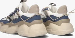 blauwe steve madden lage sneakers spectator