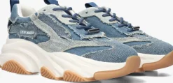 blauwe steve madden lage sneakers possession