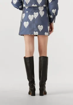 blauwe studio amaya minirok star skirt