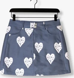 blauwe studio amaya minirok star skirt