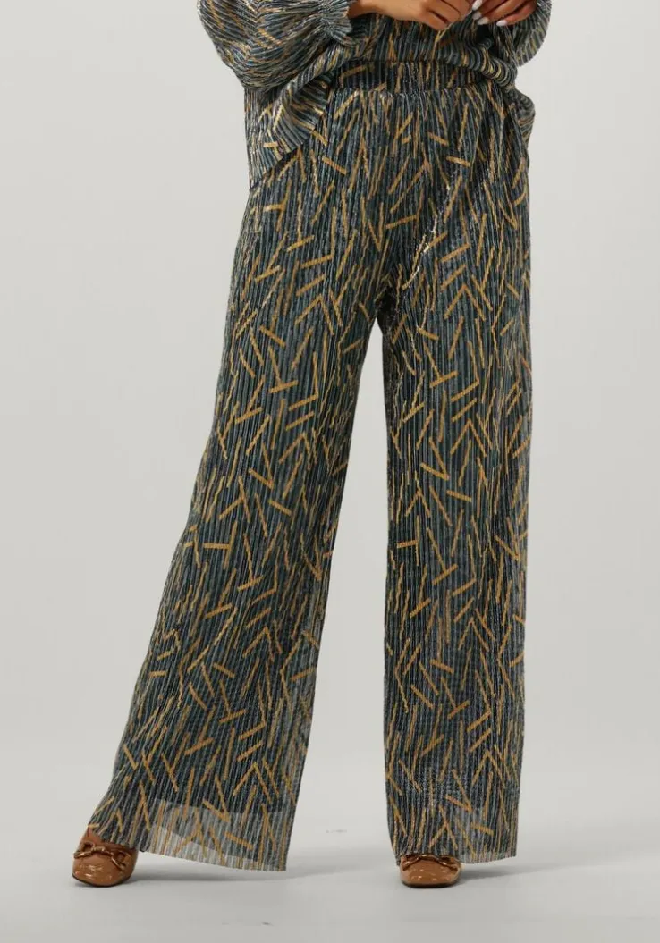 blauwe studio amaya wijde broek queen