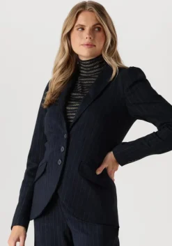 blauwe summum blazer blazer punto vintage stripe