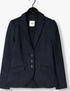 blauwe summum blazer blazer punto vintage stripe