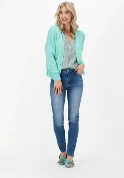 blauwe summum skinny jeans skinny jeans soft cotton indig