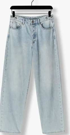 blauwe summum straight leg jeans straight fit jeans vintage