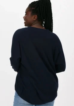 blauwe summum top oversized sweater basic knit
