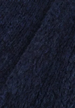 blauwe summum vest kimono cardigan rustic mohair blend knit