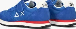 blauwe sun68 lage sneakers boys tom solid