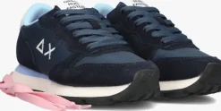 blauwe sun68 lage sneakers ally solid nylon