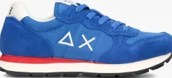 blauwe sun68 lage sneakers boys tom solid