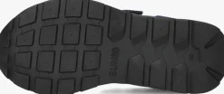 blauwe sun68 lage sneakers boys tom fluo