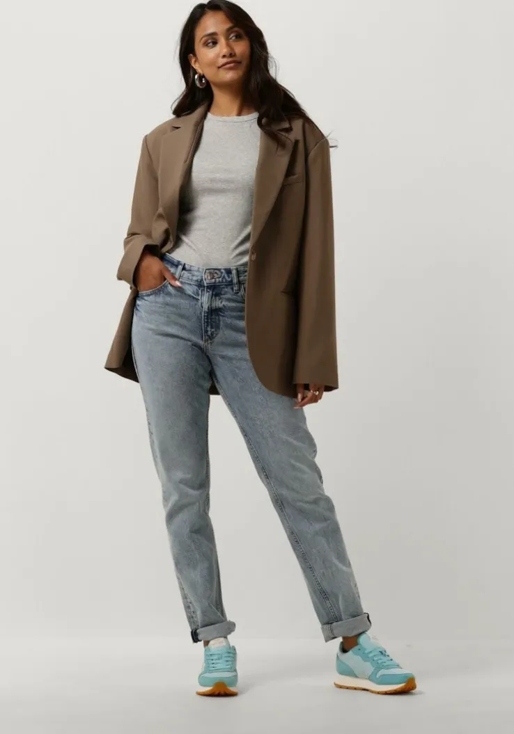 blauwe sun68 lage sneakers ally glitter