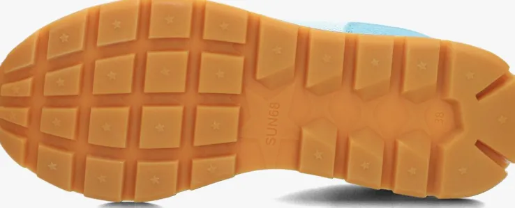 blauwe sun68 lage sneakers ally glitter