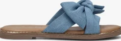 blauwe tango slippers audrey 1
