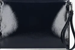 blauwe ted baker clutch crinkie