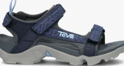 blauwe teva platte sandalen tanza kids