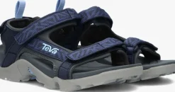 blauwe teva platte sandalen tanza kids