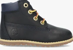 blauwe timberland veterboots pokey pine 6in boot kids
