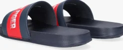 blauwe tommy hilfiger badslippers 31122