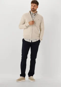 blauwe tommy hilfiger casual overhemd herit oxfd rwb check rf shirt